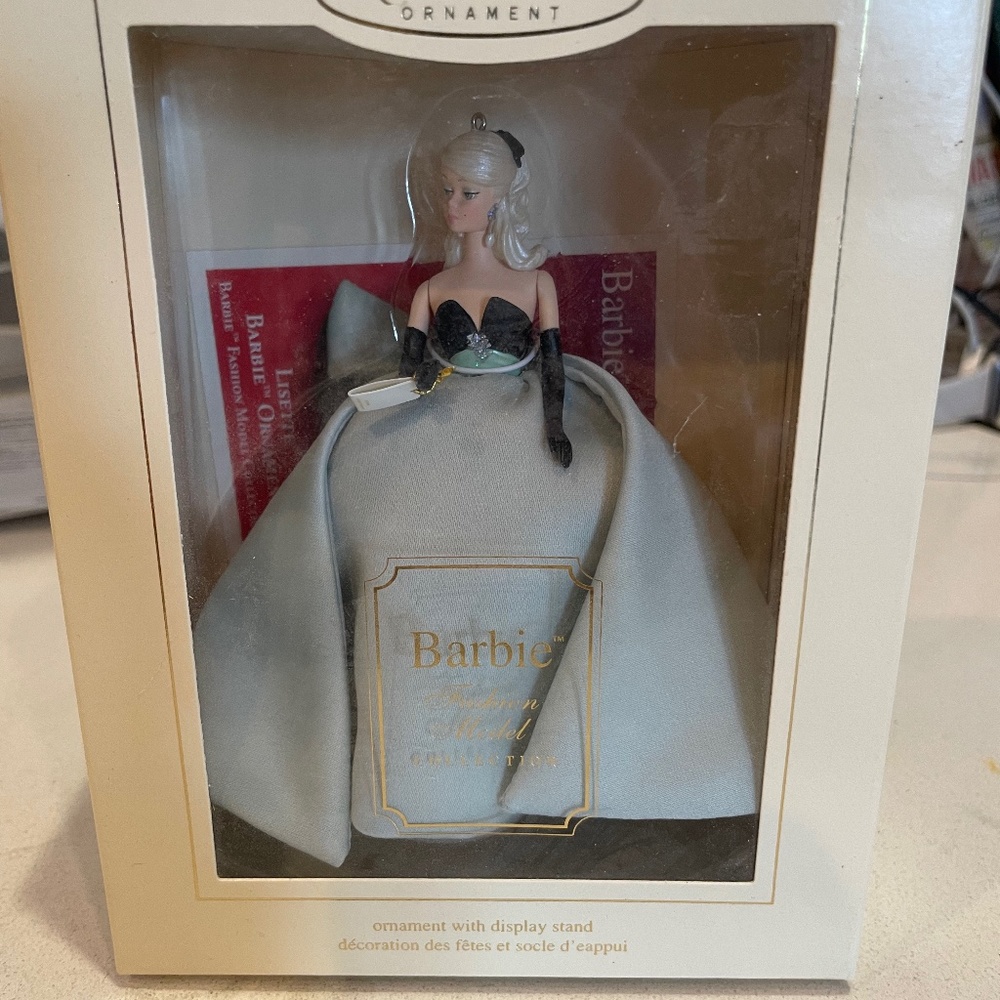 Hallmark Barbie fashion model ornament new